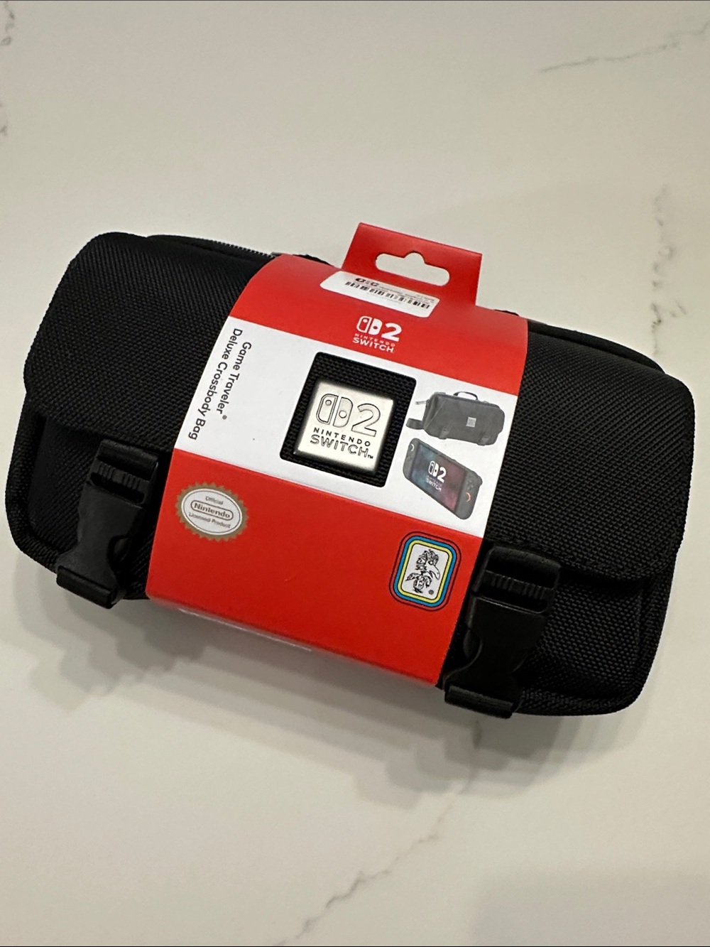 Nintendo Black Travel Case with Red Retail Sleeve